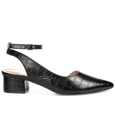 Women's Keefa Ankle-Strap Heels Black $39.90 Shoes