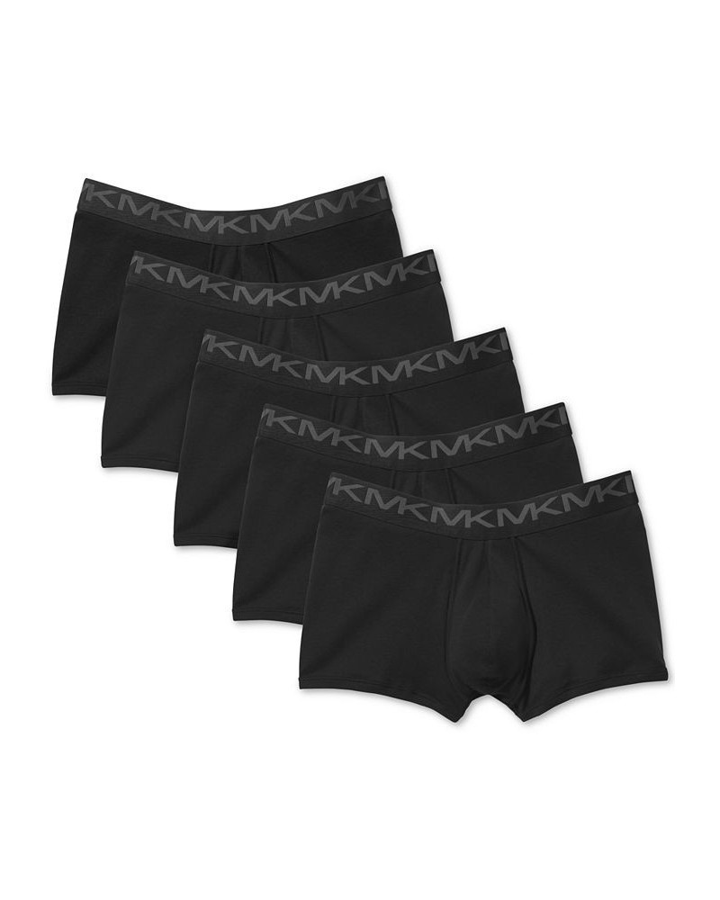 Men's 5-Pk. Cotton Trunks Black $38.00 Underwear