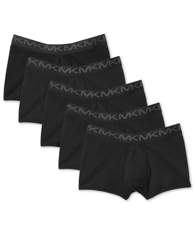 Men's 5-Pk. Cotton Trunks Black $38.00 Underwear