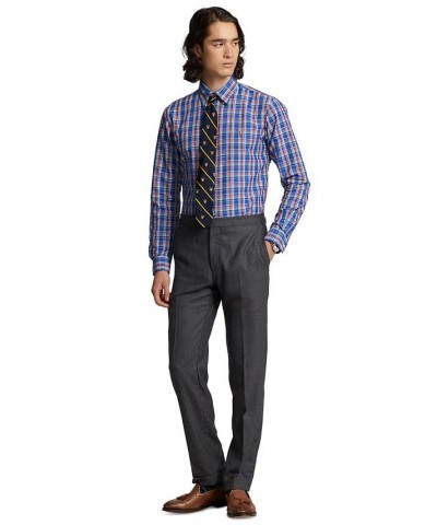 Men's Classic-Fit Plaid Performance Shirt Royal/Deep Pink Multi $74.00 Shirts