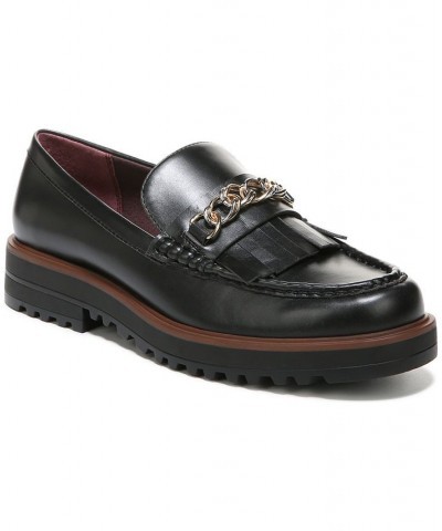 Limit-moc Lug Sole Loafers Black $53.20 Shoes