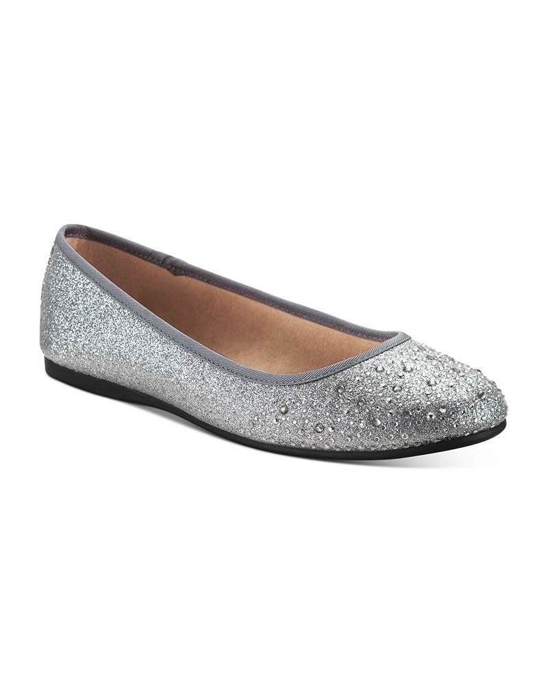 Angelynn Flats Silver $28.56 Shoes