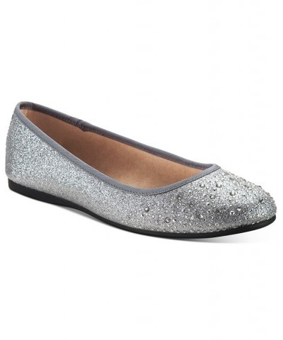 Angelynn Flats Silver $28.56 Shoes