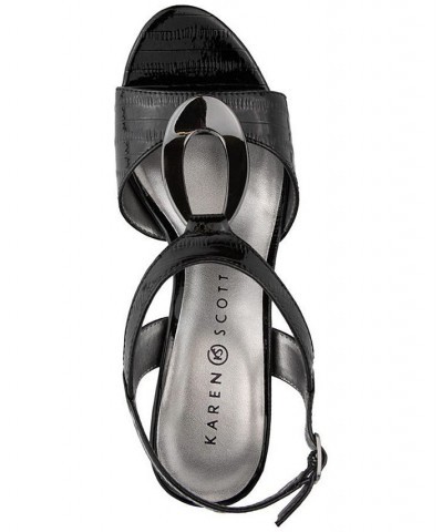 Women's Danee Dress Sandals Black $31.80 Shoes