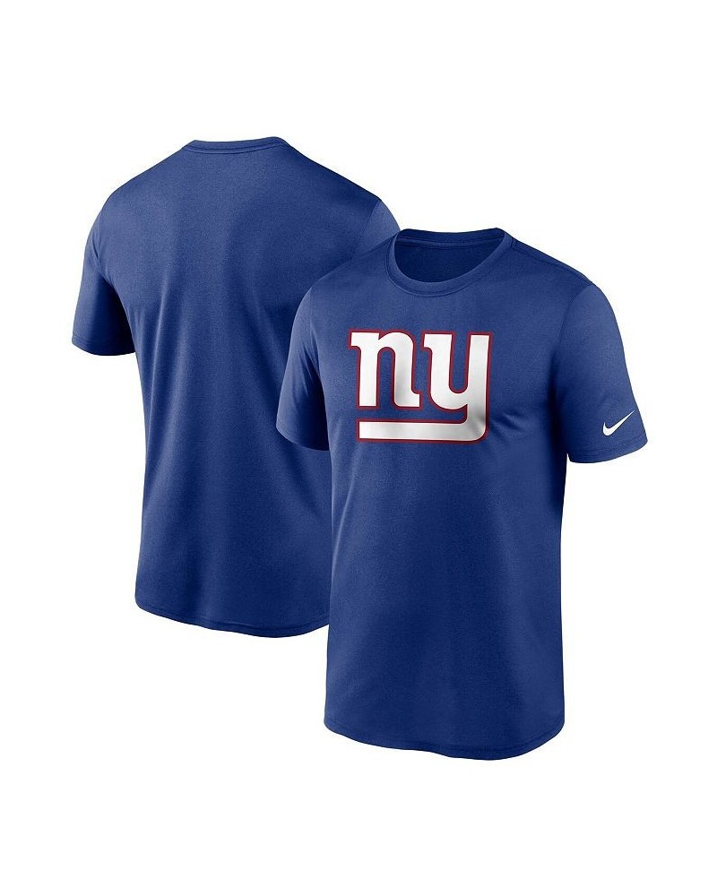 Men's Royal New York Giants Logo Essential Legend Performance T-Shirt $22.39 T-Shirts