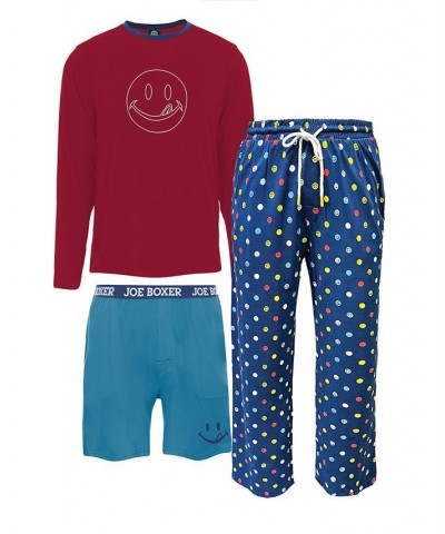 Men's Super Soft Lounge Top, Pants and Shorts Gift, 3 Piece Set $23.65 Pajama