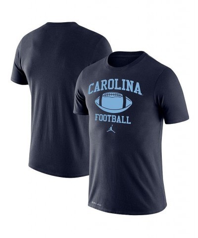 Men's Navy North Carolina Tar Heels Big and Tall Football Legend Performance T-shirt $17.60 T-Shirts