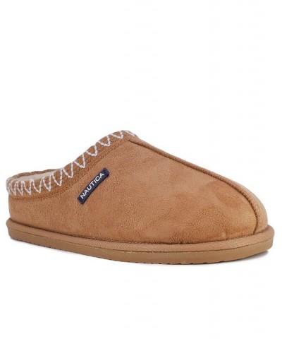 Men's Briggs Slide On Slipper Brown $14.28 Shoes