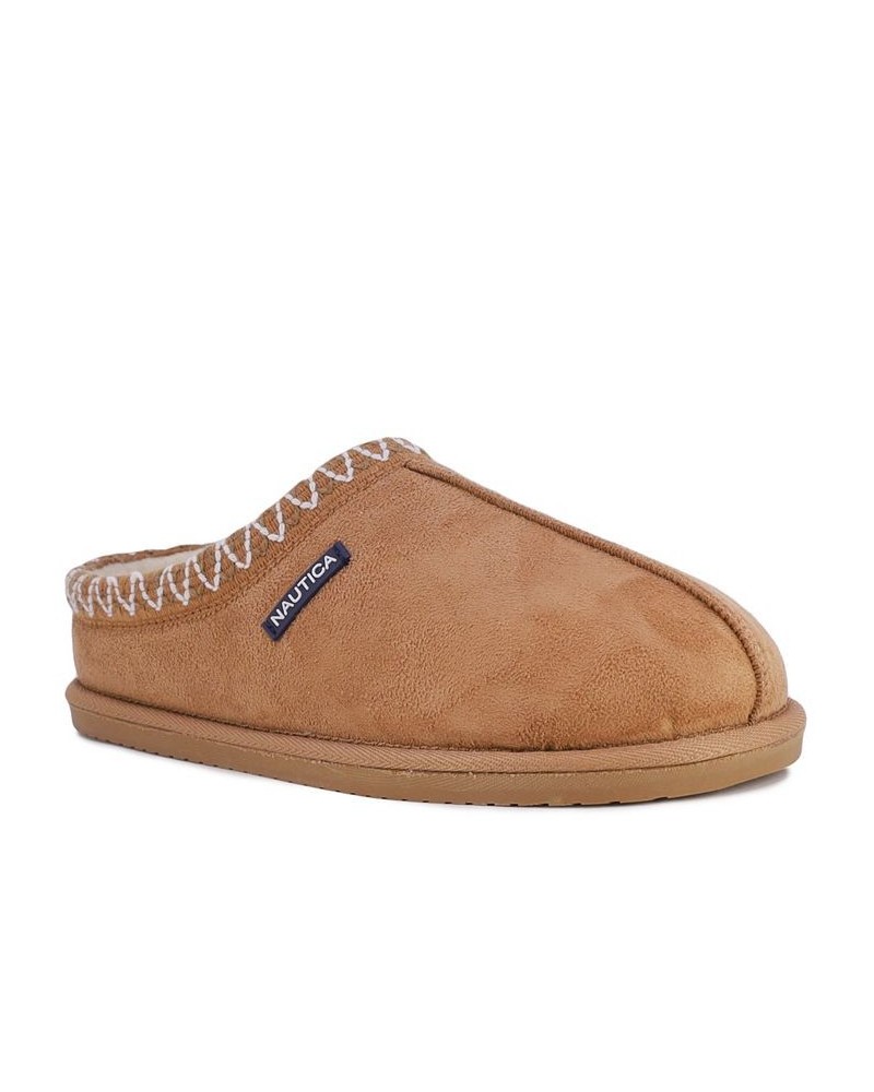 Men's Briggs Slide On Slipper Brown $14.28 Shoes