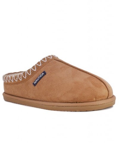 Men's Briggs Slide On Slipper Brown $14.28 Shoes