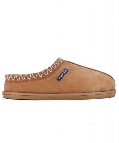 Men's Briggs Slide On Slipper Brown $14.28 Shoes