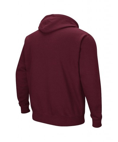 Men's Maroon Cent. Michigan Chippewas Arch and Logo Pullover Hoodie $32.44 Sweatshirt