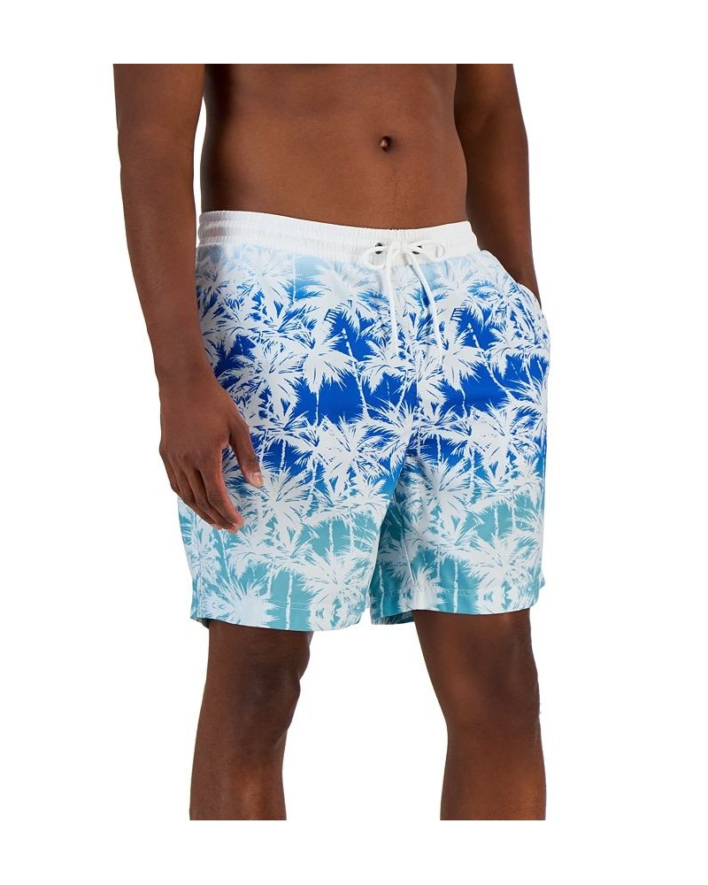 Men's Palm Ombre Swim Trunks Blue $13.49 Swimsuits