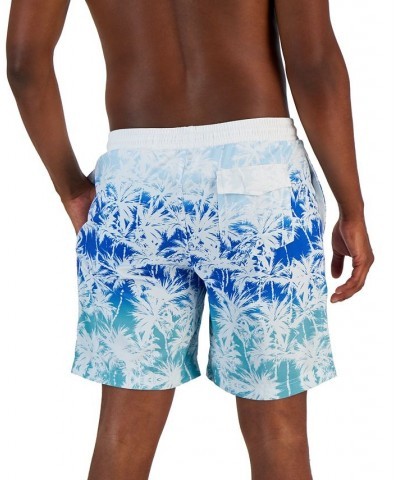 Men's Palm Ombre Swim Trunks Blue $13.49 Swimsuits