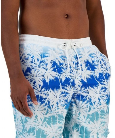 Men's Palm Ombre Swim Trunks Blue $13.49 Swimsuits