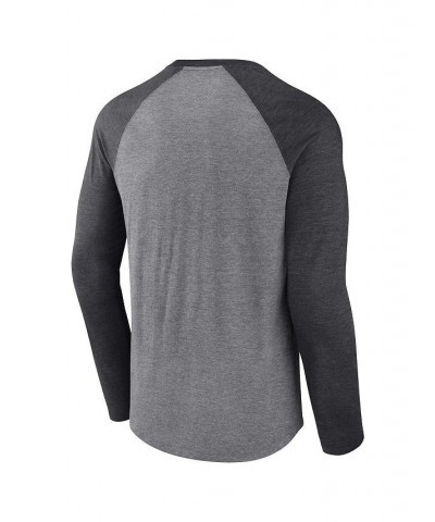 Men's Branded Heather Gray, Black Vegas Golden Knights Special Edition 2.0 Long Sleeve Raglan T-shirt $24.07 T-Shirts