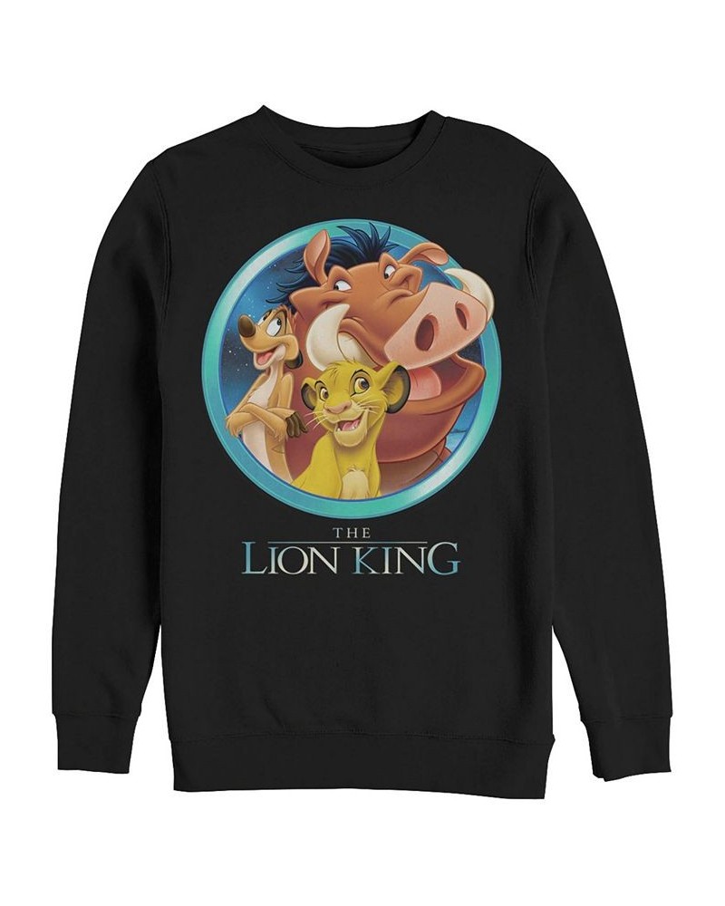 Disney Men's Lion King Best Friends, Crewneck Fleece Black $31.34 Sweatshirt