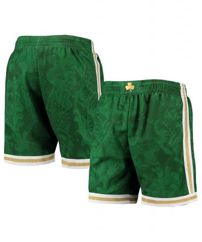 Men's Kelly Green Boston Celtics Hardwood Classics Lunar New Year Swingman Shorts $45.90 Shorts