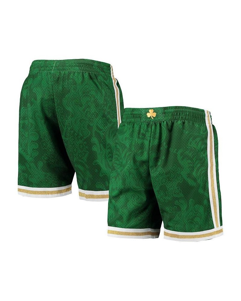 Men's Kelly Green Boston Celtics Hardwood Classics Lunar New Year Swingman Shorts $45.90 Shorts