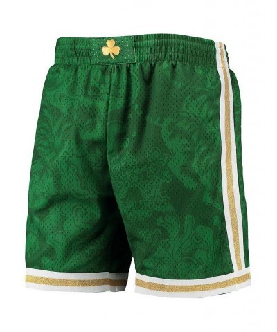 Men's Kelly Green Boston Celtics Hardwood Classics Lunar New Year Swingman Shorts $45.90 Shorts