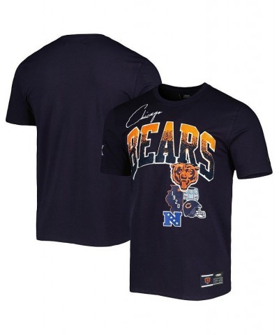 Men's Navy Chicago Bears Hometown Collection T-shirt $32.90 T-Shirts