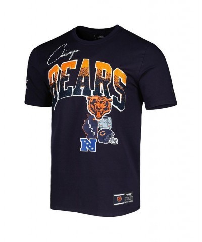 Men's Navy Chicago Bears Hometown Collection T-shirt $32.90 T-Shirts