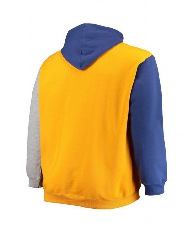 Men's Royal, Gold Los Angeles Rams Big and Tall Pullover Hoodie $34.30 Sweatshirt