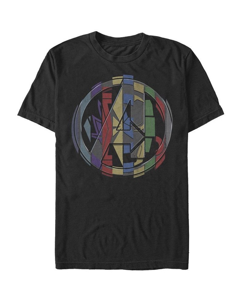 Marvel Men's Avengers Endgame Badge Logo Mash Up, Short Sleeve T-shirt Black $19.59 T-Shirts