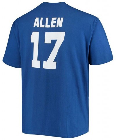 Men's Big and Tall Josh Allen Royal Buffalo Bills Player Name Number T-shirt $23.36 T-Shirts