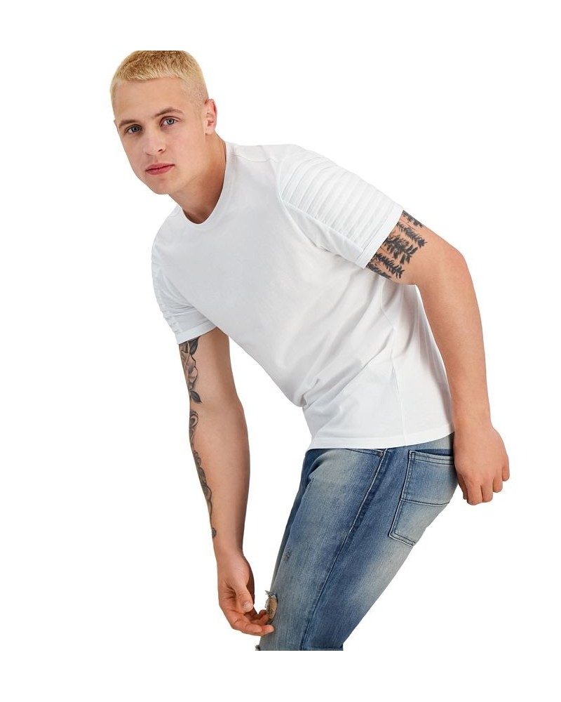 Men's Regular-Fit Pintucked T-Shirt PD02 $26.70 T-Shirts