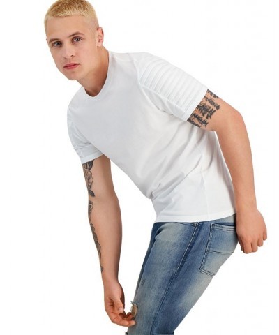 Men's Regular-Fit Pintucked T-Shirt PD02 $26.70 T-Shirts