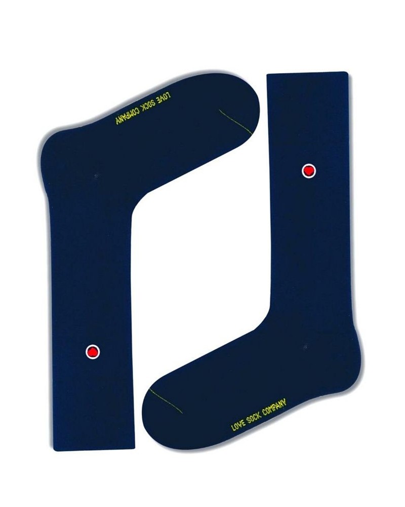 Men's Solid Socks - Navy Blue $11.22 Socks