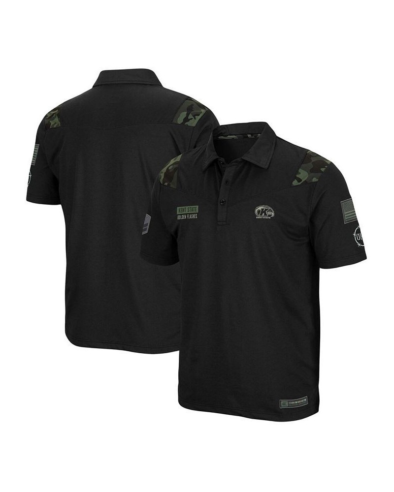 Men's Black Kent State Golden Flashes OHT Military Inspired Appreciation Sierra Polo $27.60 Polo Shirts