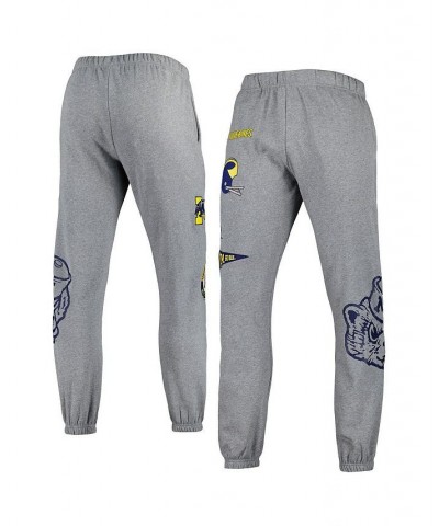 Men's Heather Gray Michigan Wolverines City Collection Fleece Sweatpants $38.50 Pants