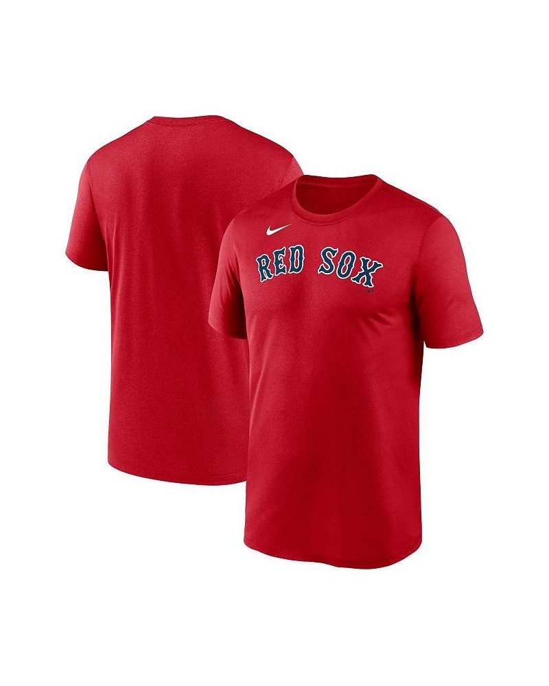 Men's Red Boston Red Sox New Legend Wordmark T-shirt $29.49 T-Shirts