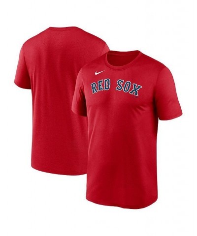 Men's Red Boston Red Sox New Legend Wordmark T-shirt $29.49 T-Shirts