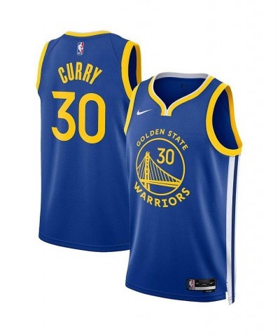 Men's and Women's Stephen Curry Royal Golden State Warriors 2022/23 Swingman Jersey - Icon Edition $57.20 Jersey