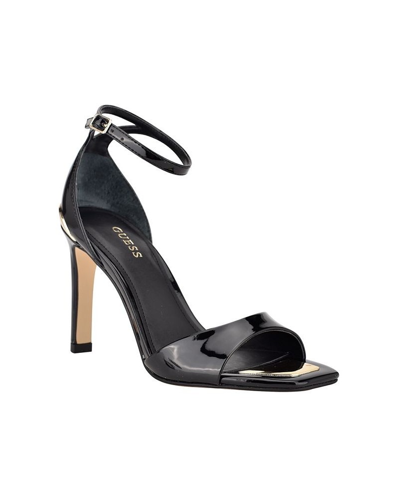 Women's Divine Dress Sandals Black $48.95 Shoes