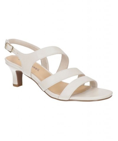 Women's Como Heeled Sandals Bone $40.50 Shoes