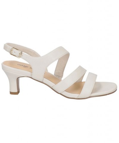 Women's Como Heeled Sandals Bone $40.50 Shoes