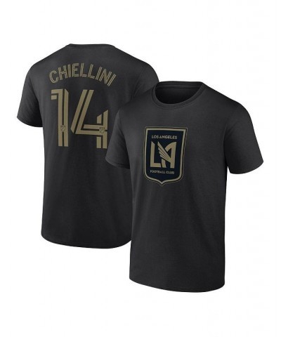 Men's Branded Giorgio Chiellini Black LAFC Authentic Stack Name and Number T-shirt $21.15 T-Shirts