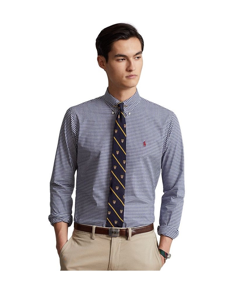 Men's Slim Fit Poplin Shirt Multi $41.85 Shirts