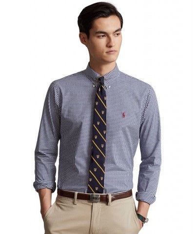 Men's Slim Fit Poplin Shirt Multi $41.85 Shirts