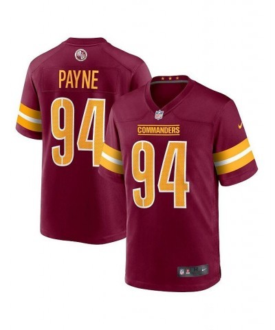 Men's Da'Ron Payne Burgundy Washington Commanders Game Jersey $32.10 Jersey