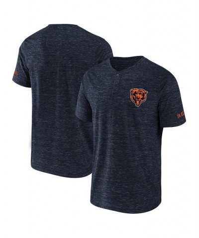 Men's NFL x Darius Rucker Collection by Navy Chicago Bears Slub Henley T-shirt $26.39 T-Shirts