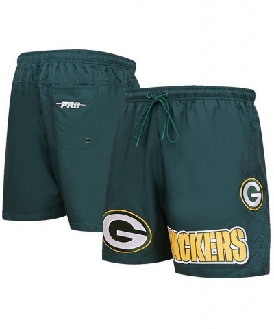 Men's Green Green Bay Packers Woven Shorts $44.10 Shorts