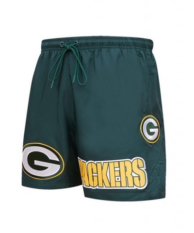 Men's Green Green Bay Packers Woven Shorts $44.10 Shorts