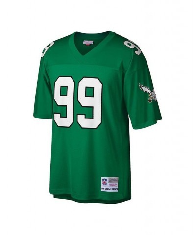 Men's Jerome Brown Kelly Green Philadelphia Eagles Big and Tall 1990 Retired Player Replica Jersey $59.50 Jersey