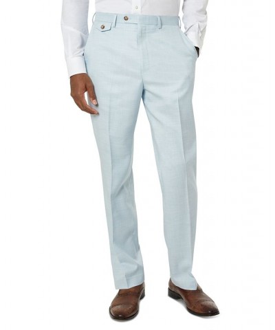 Men's Classic-Fit Light Blue Suit Pants Blue $66.60 Suits