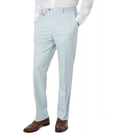 Men's Classic-Fit Light Blue Suit Pants Blue $66.60 Suits